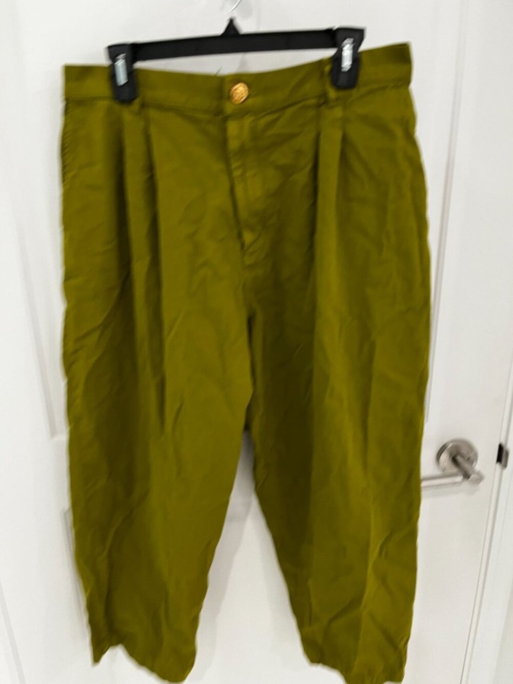 Big Bud Press Olive Green Trousers Large Petite Short Work Pants